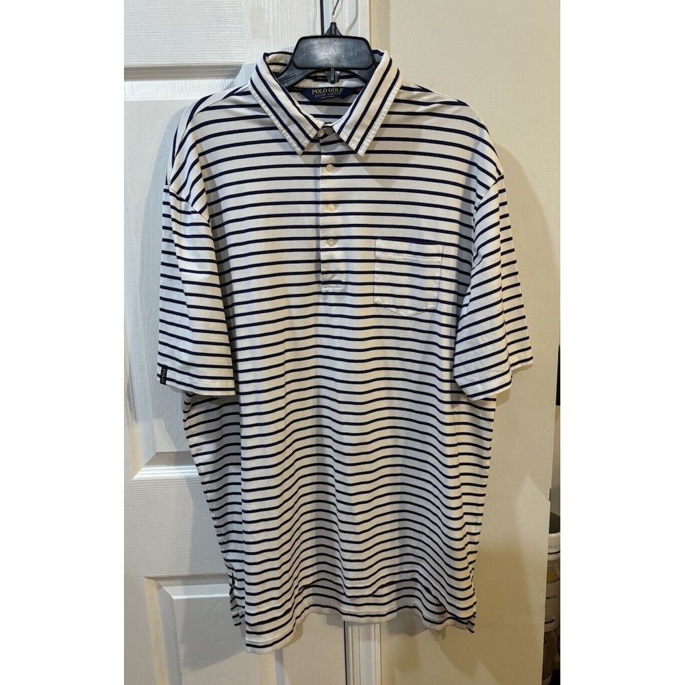 Polo Golf‎ Ralph Lauren Stretch Lisle Men's Sz XL Stripped
